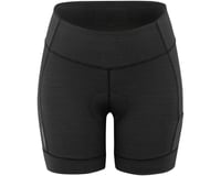 Louis Garneau Women's Fit Sensor Texture 5.5 Shorts (Black)