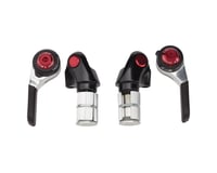Microshift Road Bar End Shifters (Silver/Red)