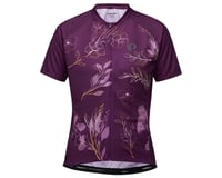 Pearl iZUMi Women's Classic Short Sleeve Jersey (Dark Violet/Gold Wildflower)