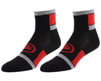 Performance 3" Speed Socks (Black/Red) (L/XL)