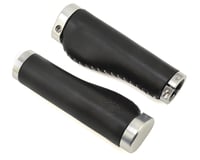 Portland Design Works Whiskey Lock-On Grips (Black/Silver Clamp)