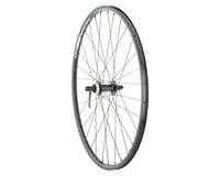 Quality Wheels Value Double Wall Series Rim/Disc Front Wheel (Black) (QR x 100mm) (26")