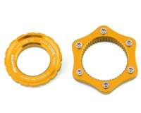 Reverse Components Centerlock to 6-Bolt Rotor Adapter (Gold)