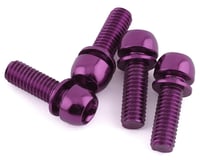 Reverse Components Disc Brake Caliper Bolts (Purple) (M6 x 18) (4)