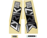 RockShox Lyrik Ultimate Decal Kit (Gloss Polar for Gloss Black Lowers)