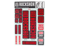 RockShox Fork Decal Kit (Red)