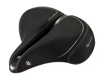 Serfas RX Exerciser Stationary Bike Saddle (Black) (Steel Rails) (Lycra Cover)