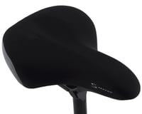 Serfas Tailbones Hybrid Saddle w/ Elastomers (Black) (Steel Rails)