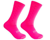 Silca Aero Tall Socks (Neon Pink)