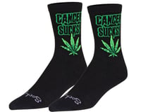 Sockguy 6" Socks (Cancer Sucks Leaf) (S/M)