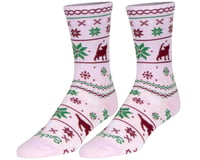 Sockguy 6" Wool Socks (Ugly Sweater Kitty) (L/XL)