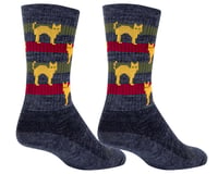 Sockguy 6" Wool Socks (Catz) (L/XL)