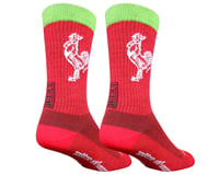 Sockguy 6" Wool Socks (Sriracha)