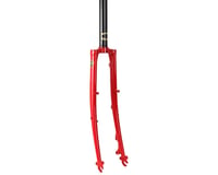 Soma Wolverine Lugged CX Fork (Red) (Disc) (QR)