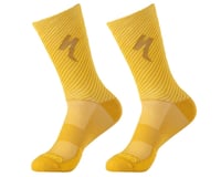 Specialized Soft Air Road Tall Socks (Brassy Yellow/Golden Yellow Stripe)