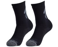Specialized Merino Deep Winter Tall Logo Socks (Black)