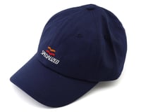 Specialized Flag Graphic 6 Panel Dad Hat (Deep Marine) (Universal Adult)