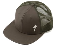 Specialized S-Logo Trucker Hat (Oak Green/Birch White) (Universal Adult)