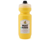 Spurcycle Must Go Hard Purist Water Bottle w/MoFlo Cap (Yellow) (22oz)
