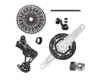 sram X0 T-Type Eagle E-MTB 104BCD Transmission AXS Groupset (RD w/Battery/Charger/Cord, EC POD Ult, CR 104BCD T-Type 36T