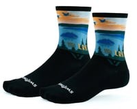 Swiftwick Vision Six Socks (Impression Lake Tahoe)