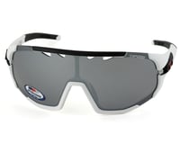 Tifosi Sledge Sunglasses (Matte White) (Smoke/AC Red/Clear Lenses)