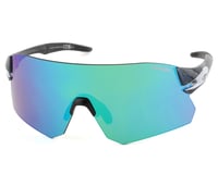 Tifosi Rail Sunglasses (Crystal Smoke) (Clarion Green/AC Red/Clear Lenses)