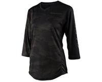 Troy Lee Designs Women's Mischief 3/4 Sleeve Jersey (Brushed Camo Army) (M)