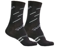 VeloToze Active Compression Wool Socks (Black/Grey)
