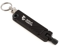 Wolf Tooth Components 6-Bit Hex Wrench Multi-Tool With Key Chain (Black)