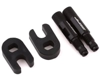 Zipp Tangente Aluminum Knurled Valve Extender Kit (Black) (Pair)