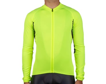 Pearl Izumi Quest Thermal Long Sleeve Jersey (Screaming Yellow) (L) -  Performance Bicycle