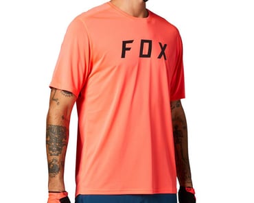 Details about   Fox Racing Ranger s/s Short Sleeve Fox Head Jersey Black/Yellow