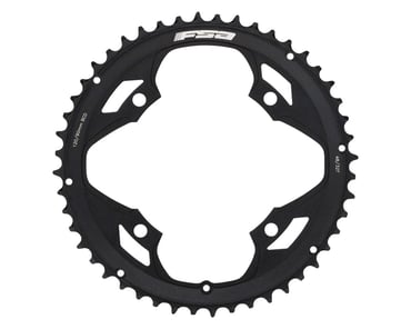 FSA Super Road Chainrings (Black/Silver) (2 x 10/11 Speed) (Outer 