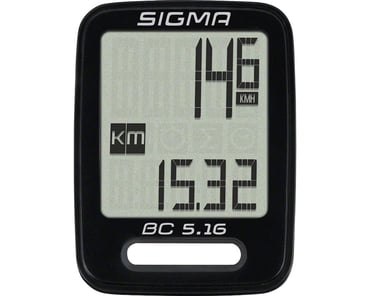 Black/White Sigma Pure 1 ATS Wireless Cycling Computer