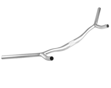 Nitto B259 Urban Riser Handlebar (Silver) (25.4mm) (50mm Rise) (500mm) -  Performance Bicycle