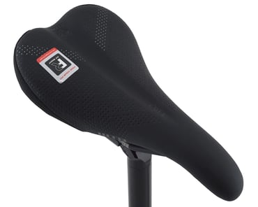 WTB Pure Comp Black Saddle with Steel Rails Bicycle Seat 148mm wide Silver MTB 