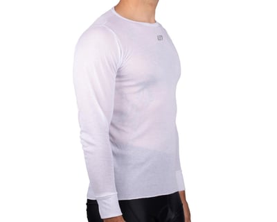 Men's Mesh Base Layer - Black Long Sleeve Cycling Undershirt