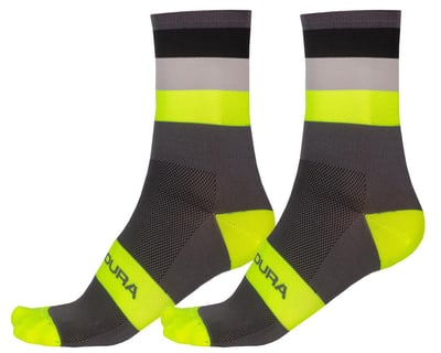 Hi-Vis Yellow Cycling Socks - Pro Race 3.0