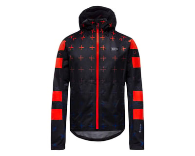  GORE WEAR Men's Cycling Phantom Jacket - Fireball/Black