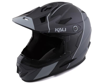 Matt White Blue & Navy Kali Zoka Full Face Helmet 
