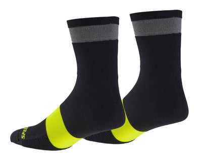 Hi-Vis Yellow Cycling Socks - Pro Race 3.0