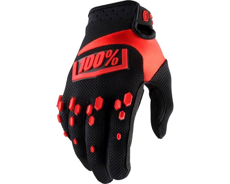 100% Airmatic Full Finger Glove (Black/Red)
