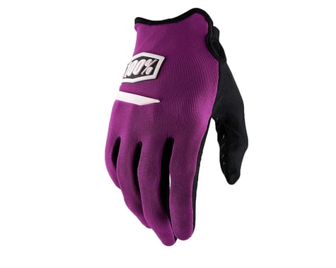 100% Ridecamp Men's Full Finger Glove (Purple)