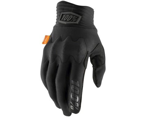 100% Cognito Full Finger Gloves (Black/Charcoal) (XL)