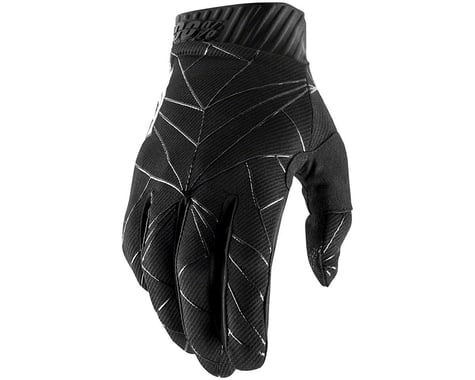 100% Ridefit Full Finger Glove (Black)
