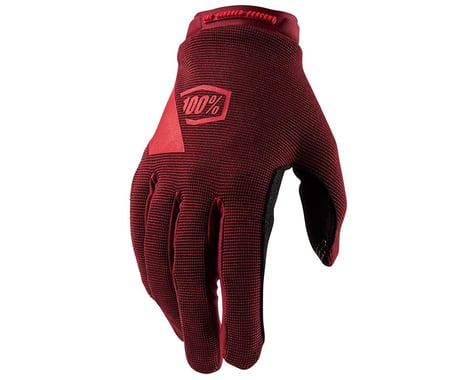 100% Ridecamp Women's Full Finger Glove (Brick) (XL)