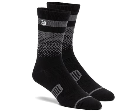 100% Advocate Socks (Black/Charcoal) (S/M)