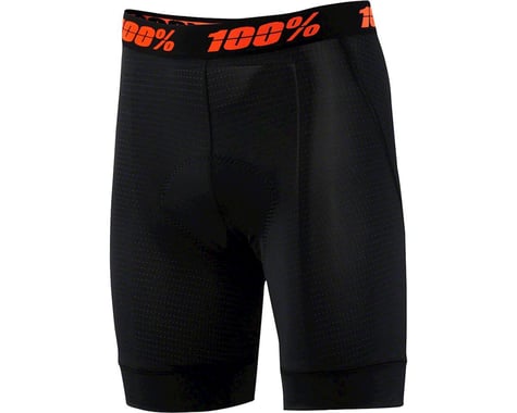 100% Crux Men's Liner Shorts (Black) (L)