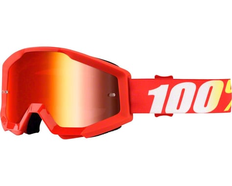 100% Strata Goggle (Furnace) (Mirror Red Lens)